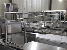 Factory kitchen equipment